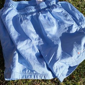 Light blue Champion shorts Size: Medium
